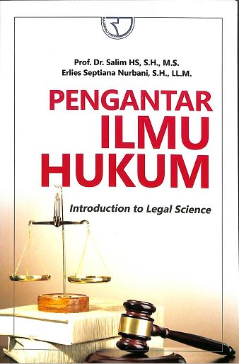 PENGANTAR ILMU HUKUM | INTRODUCTION TO LEGAL SCIENCE