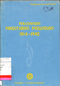 PERJOANGAN PAGUYUBAN PASUNDAN 1914-1942