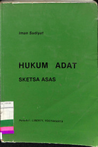 HUKUM  ADAT SKETSA ASAS