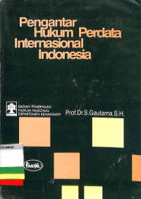 PENGANTAR HUKUM PERDATA INTERNASIONAL INDONESIA