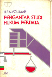 PENGANTAR STUDI HUKUM PERDATA JILID 1