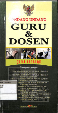 UNDANG-UNDANG GURU & DOSEN