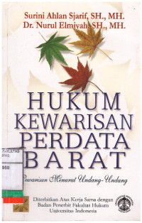 HUKUM KEWARISAN PERDATA BARAT | PEWARISAN MENURUT UNDANG-UNDANG