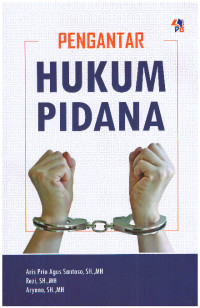 PENGANTAR HUKUM PIDANA