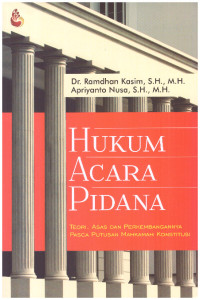 HUKUM ACARA PIDANA