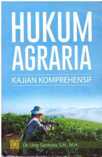 HUKUM AGRARIA KAJIAN KOMPREHENSIF