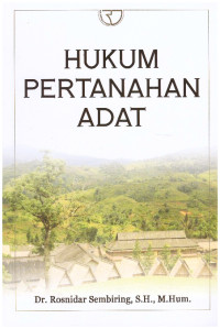 HUKUM PERTANAHAN ADAT