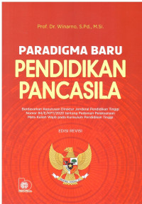 PRADIGMA BARU PENDIDIKAN PANCASILA