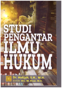 STUDI PENGANTAR ILMU HUKUM