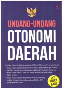 Image of UNDANG-UNDANG OTONOMI DAERAH